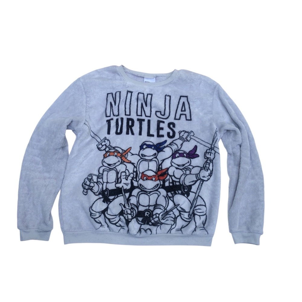 Grey fleece Nickelodeon Teenage Mutant Ninja Turtles crewneck sweatshirt